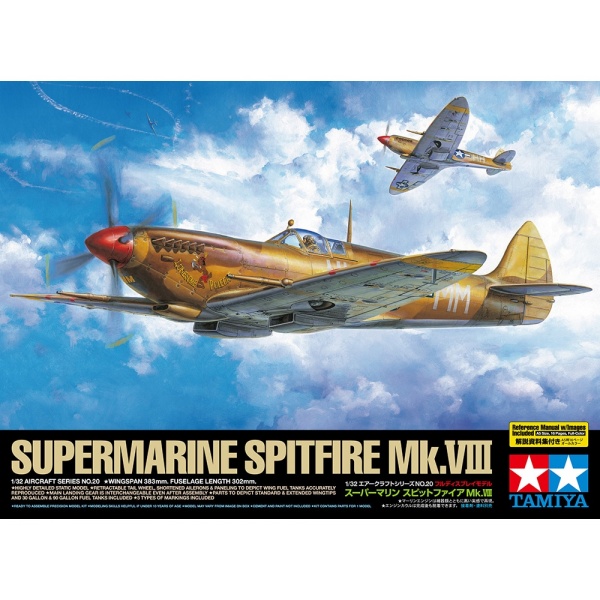 1/32 Supermarine Spitfire Mk.VIII Plastik Uçak Maket Kiti