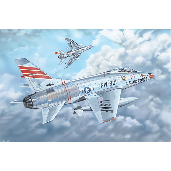 1/32 US. F-100C Super Sabre Plastik Uçak Maket Kiti