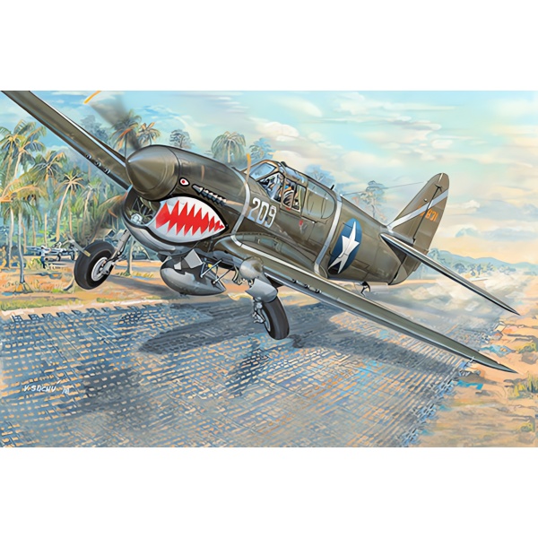 1/32 US. P-40F War Hawk Plastik Uçak Maket Kiti