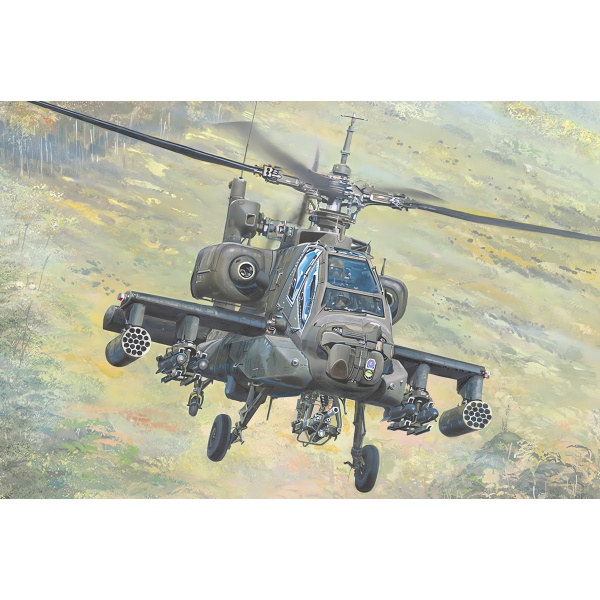 1/35 US. AH-64A Apache Late Plastik Helikopter Maket Kiti