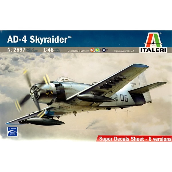 1/48 Ad-4 Skyraider Plastik Uçak Maket Kiti