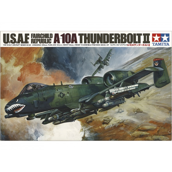 1/48 US. A-10A Thunderbolt II Plastik Savaş Uçağı Maket Kiti