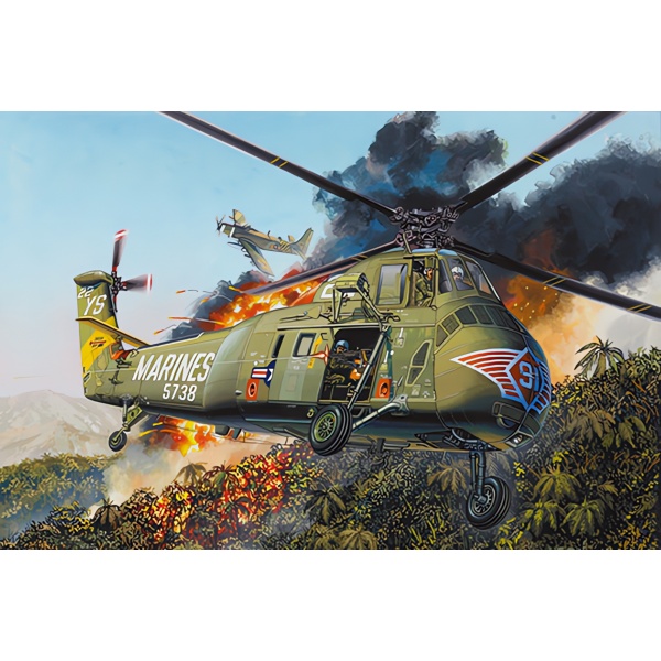 1/48 US. H-34 US Marines Re-Edition Plastik Helikopter Maket Kiti