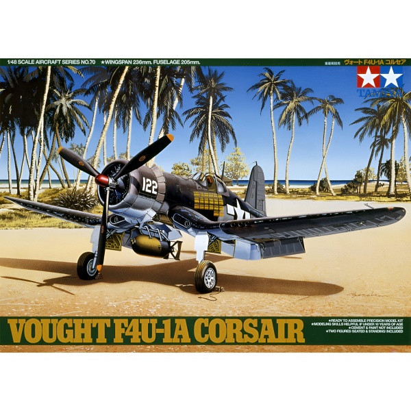 1/48 Vought F4U 1A Corsair Plastik Uçak Maket Kiti