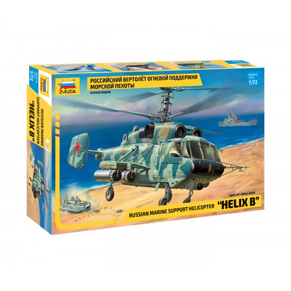 1/72 Kamov Ka-29 Plastik Helikopter Maket Kiti