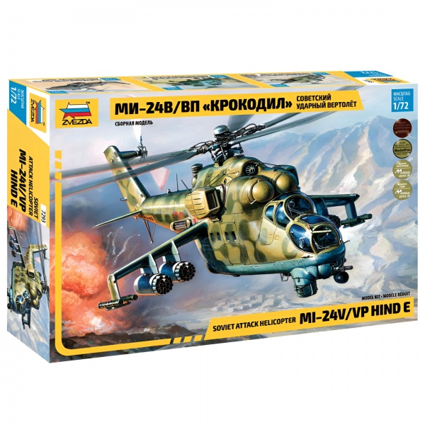 1/72 Mil Ni-24B Hind C Plastik Helikopter Maket Kiti