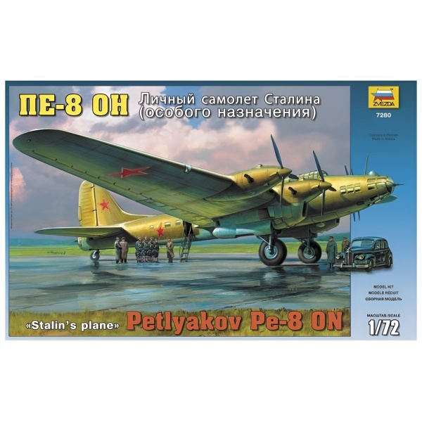 1/72 Pe-8 On Stalins Plane Plastik Uçak Maket Kiti