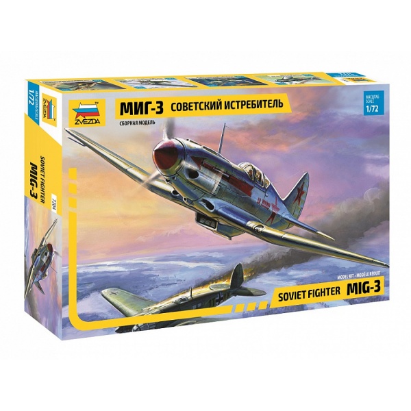 1/72 Russian MIG-3 Plastik Uçak Maket Kiti