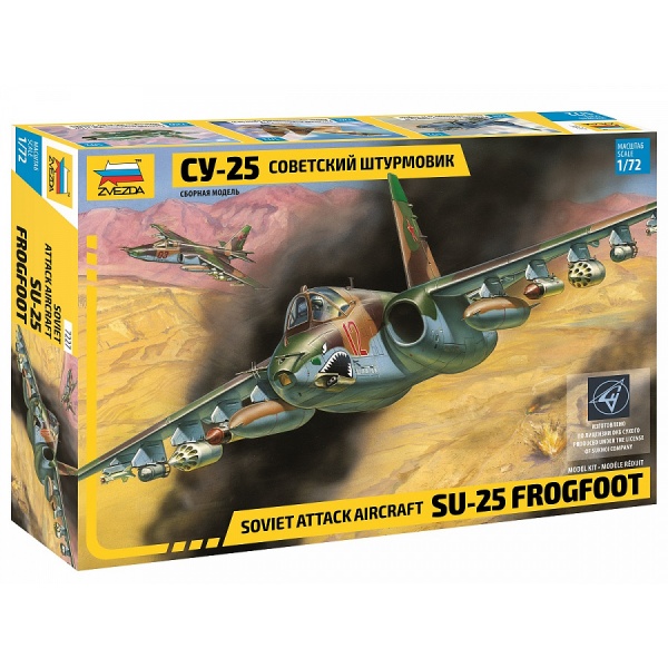 1/72 Russian SU-25 Frogfoot Plastik Uçak Maket Kiti