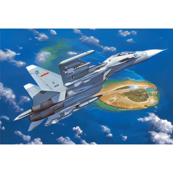 1/72 Russian Su-30 MKK Flanker G Fighter Plastik Uçak Maket Kiti