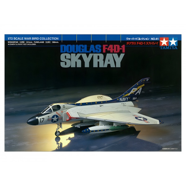 1/72 US. Douglas F4D-1 Skyray Plastik Savaş Uçağı Maket Kiti