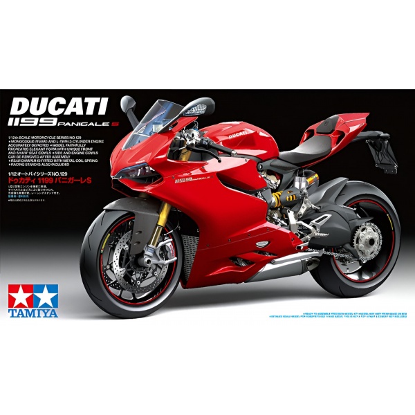 1/12 Ducati 1199 Panigale S Plastik Motosiklet Maket Kiti