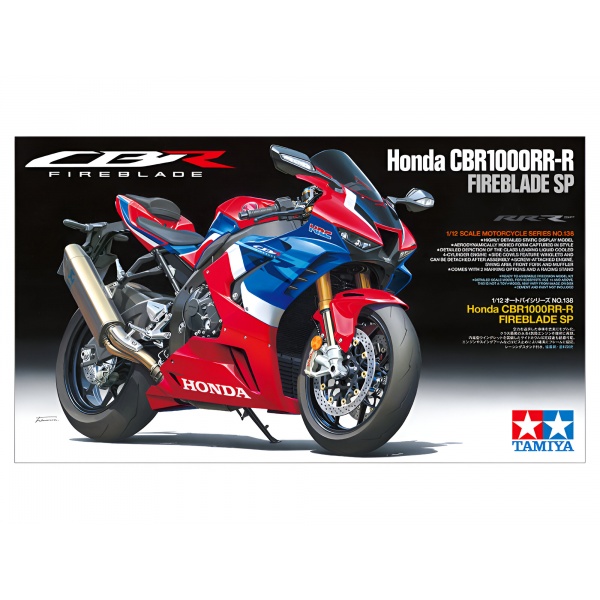 1/12 Honda CBR1000RR-R FIRE SP Plastik Motosiklet Maket Kiti