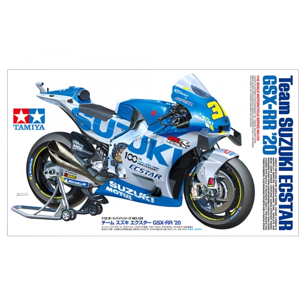 1/12 Suzuki ECSTAR GSX-RR '20 Plastik Motosiklet Maket Kiti