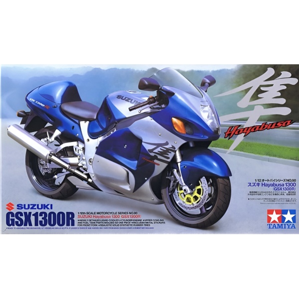 1/12 Suzuki GSX1300R Hayabusa Plastik Motosiklet Maket Kiti