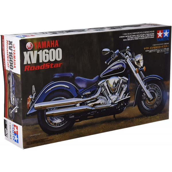 1/12 Yamaha XV1600 Road Star Plastik Motosiklet Maket Kiti