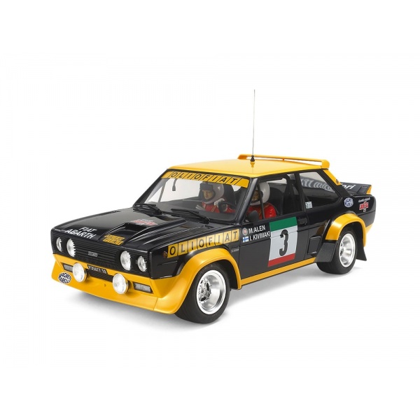 1/20 Fiat 131 Abarth RaIIy Olio Plastik Araba Maket Kiti