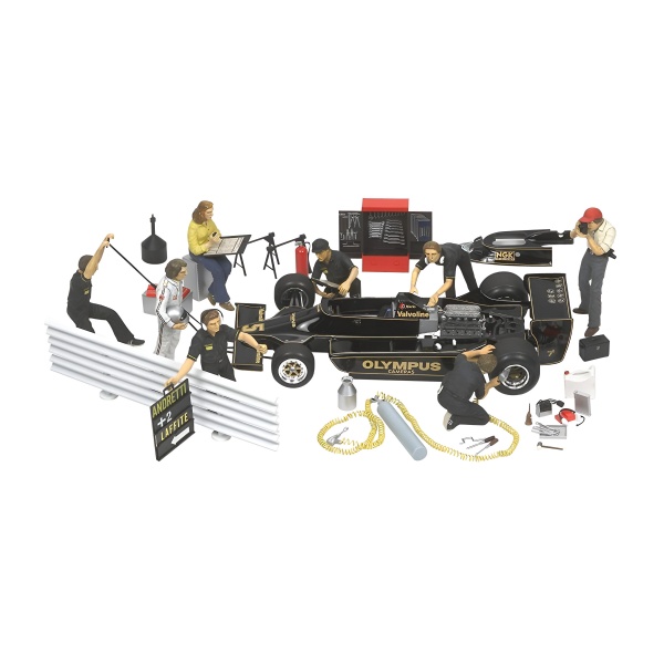 1/20 Motorsport Team 1970-1985 Plastik Formula Ekibi Figür Maket Kiti