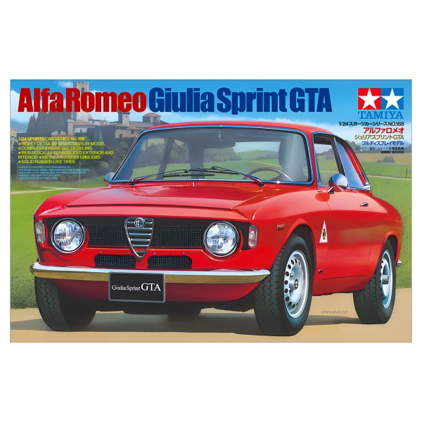 1/24 Alfa Romeo Giulia Sprint GTA Plastik Araba Maket Kiti