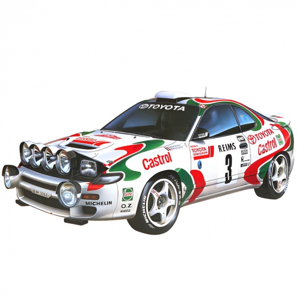 1/24 Toyota Castrol Celica GT-Four 1993 Monte Carlo Plastik Araba Maket Kiti