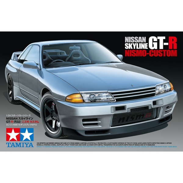 1/24 Honda Skyline GT-R (R32) Nismo-Custom Plastik Araba Maket Kiti