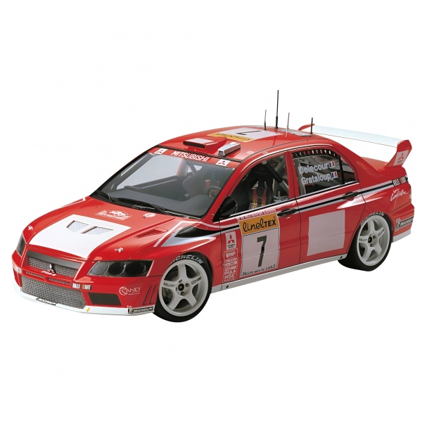 1/24 Mitsubishi Lancer Evolution VII WRC Plastik Araba Maket Kiti