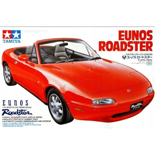 1/24 Mazda Eunos Roadster Plastik Araba Maket Kiti