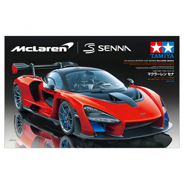 1/24 McLaren Senna Plastik Araba Maket Kiti