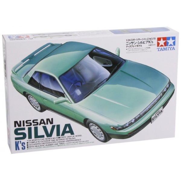 1/24 Nissan Silvia K's Plastik Araba Maket Kiti