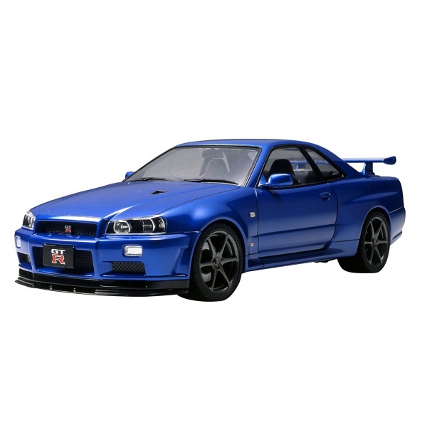 1/24 Nissan Skyline GT-R V Spec II (R34) Plastik Araba Maket Kiti