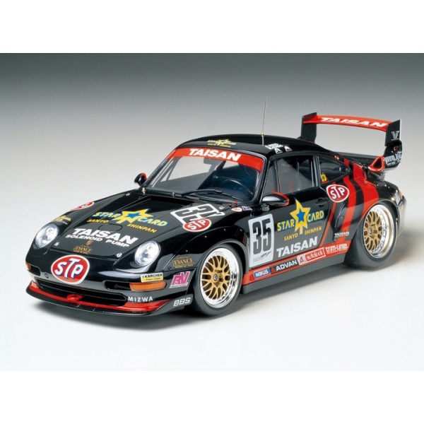 1/24 Porsche 911 GT2 Taisan Plastik Araba Maket Kiti
