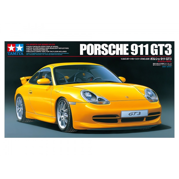 1/24 Porsche 911 GT3 Plastik Araba Maket Kiti