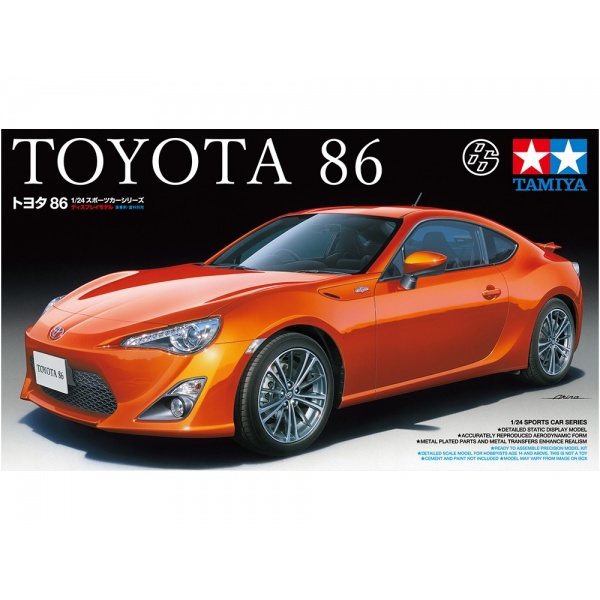 1/24 Toyota 86 FT Plastik Araba Maket Kiti