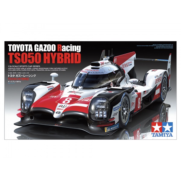 1/24 Toyota GAZOO Racing TS050 Hybrid Plastik Araba Maket kiti