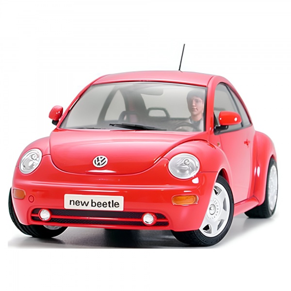 1/24 Volkswagen New Beetle Motorized Plastik Araba Maket Kiti