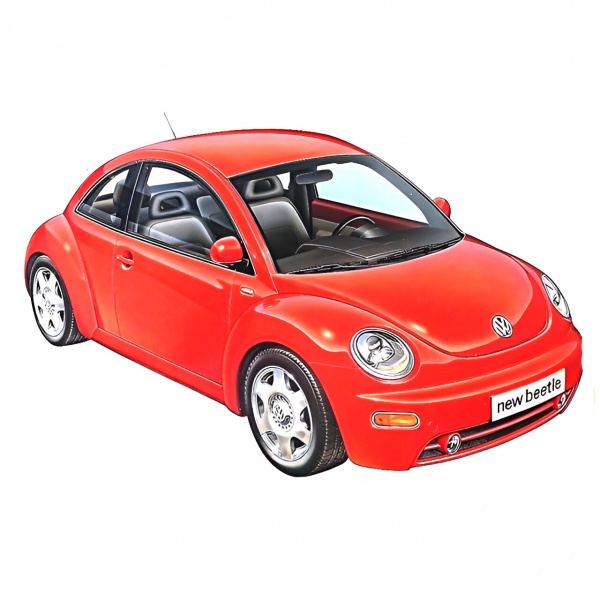 1/24 Volkswagen New Beetle Plastik Araba Maket Kiti