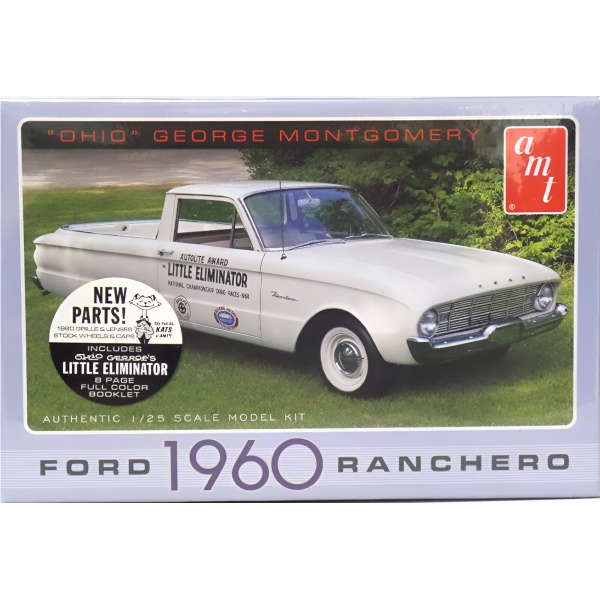1/25 1960 Ford Ranchero "Ohio George" Plastik Araba Maket Kiti