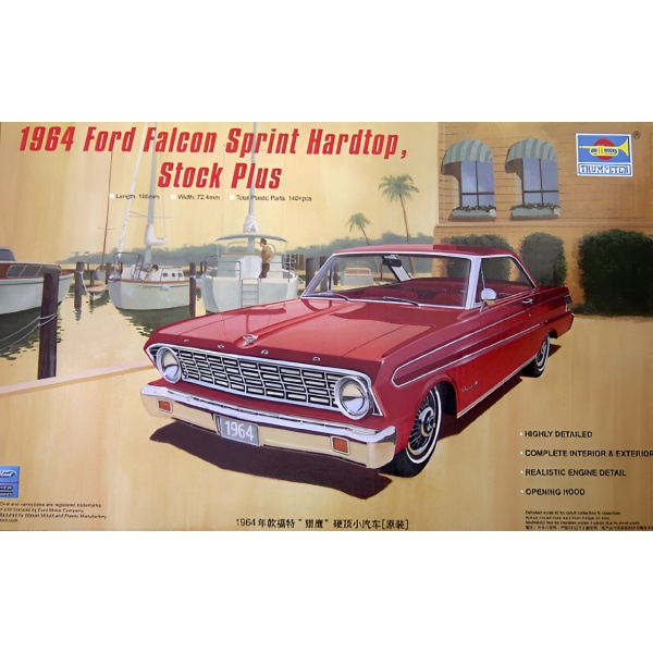 1/25 64 Sprint Hardtop, [Stock Plus] Plastik Araba Maket Kiti