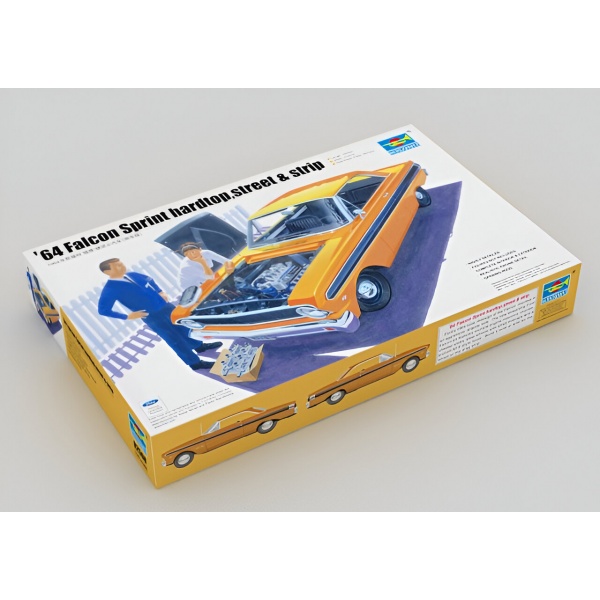 1/25 64 Sprint Hardtop, [Street & Strip] Plastik Araba Maket Kiti