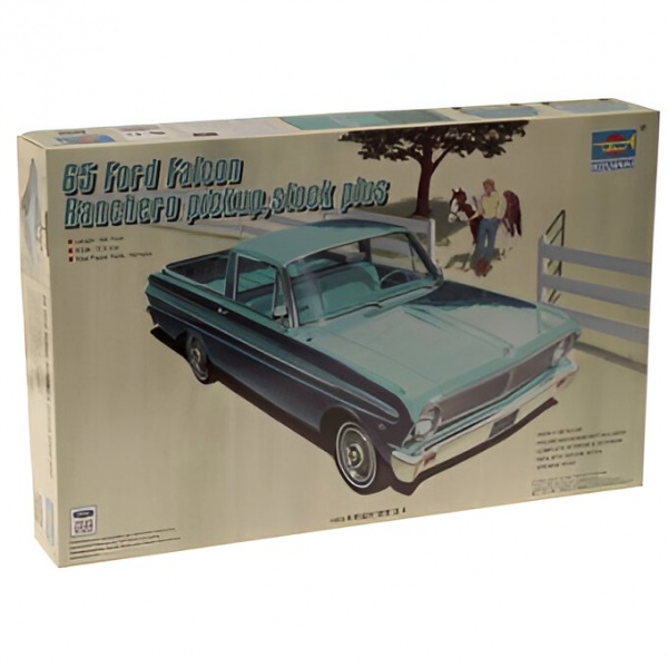1/25 65 Ford Falcon Ranchero Pickup (Stock Plus) Plastik Araba Maket Kiti