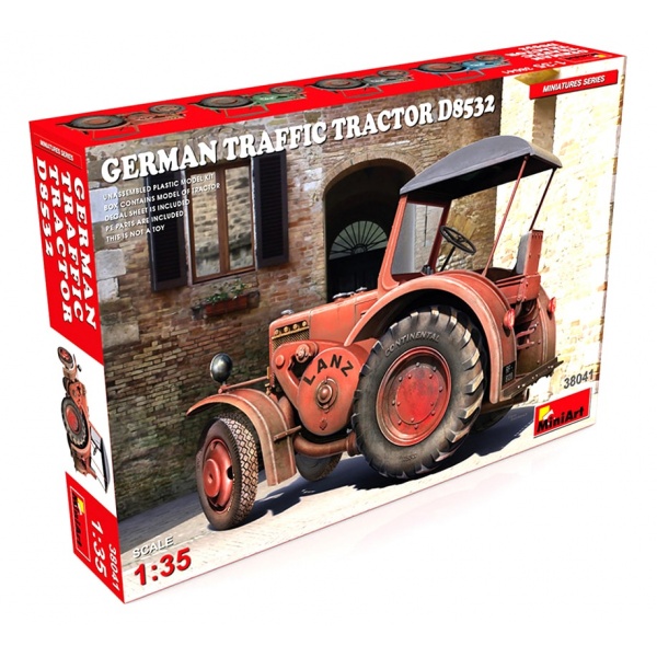 1/35 German Traffic Tractor D8532 Plastik Maket Kiti