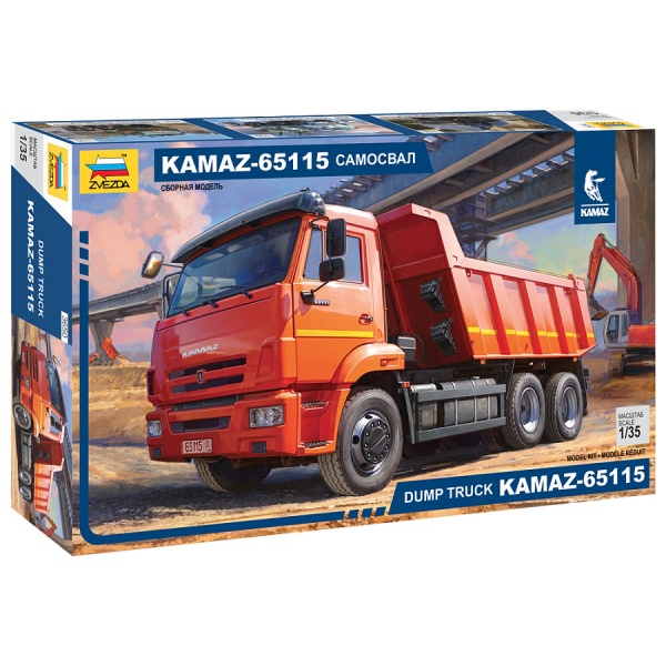 1/35 Kamaz 65116 Dump Truck Plastik Kamyon Maket Kiti
