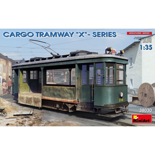 1/35 X Serisi Kargo Tramvayı Plastik Maket Kiti