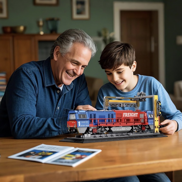 Lokomotif, Teknik Blok Yapı Kiti (1980 Parça)